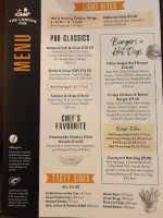 The London Pub menu