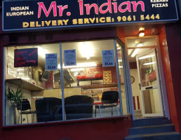 Mr. Indian outside