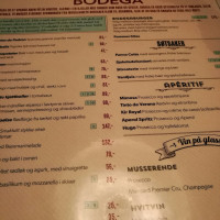 Anchas Bodega menu