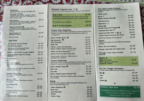 Goathland Tea Room Gifts menu