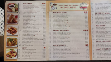 Chinatown Takeaway menu