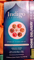 Indigo Fusion menu