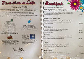 Cafe Fresh Kirkgate menu