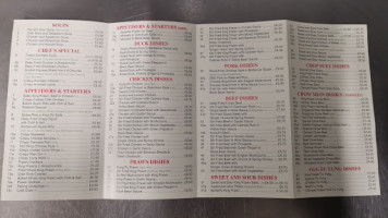 Golden Express menu