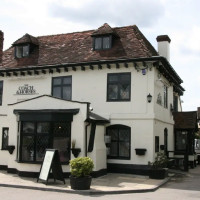 The Coach Horses outside