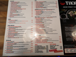 Tikka Take Away menu