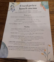 The Woodside menu