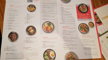 Wagamama menu