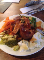 The Badminton Arms food