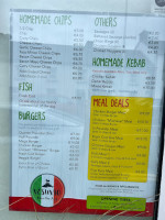 Vesuvio Takeaway menu