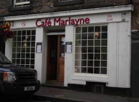 Cafe Marlayne Thistle Street outside