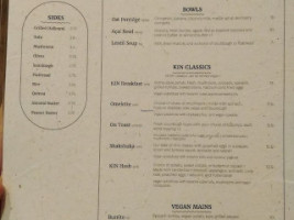 Kin menu