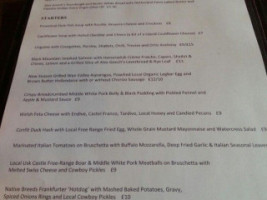 The Hardwick menu