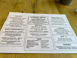 The Lookout menu