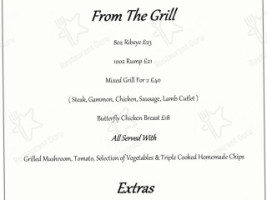 Burlingtons menu