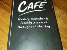 Morrisons Cafe menu