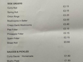 Stotesburys Fish Chips Isle Of Wight menu