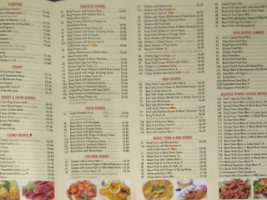 Oriental Garden menu