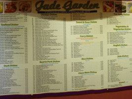 Jade Garden menu