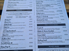 Bunbury Arms menu