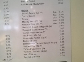 Barnacle Bill's Traditional Fish Chips menu