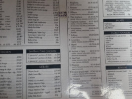 Crispins Fish Chips menu