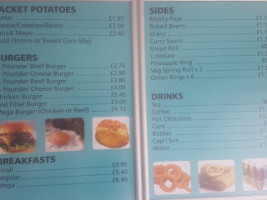 Josephs Fish And Cafe menu