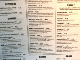 Pizza Express menu