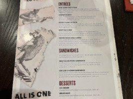 Hard Rock Cafe Manchester menu