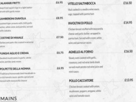 Da Noi menu