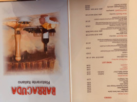 Barracuda Cafe menu