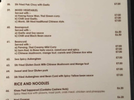 Thai Shire menu