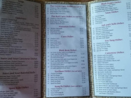 Golden Boy menu