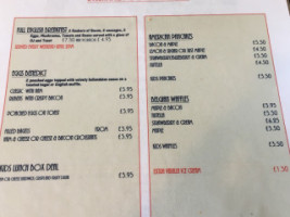 Rubens Coffee menu