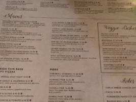 The Grapevine menu