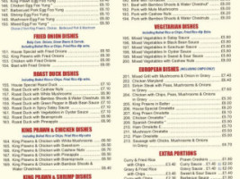 Pearl Cottage Chinese Takeaway menu