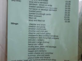 Musicker Cafe menu