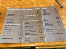 Halfway Cafe menu