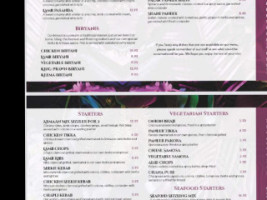 Armaan Dewsbury menu