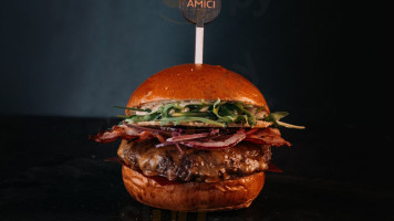 Amici Pizza Burgers food