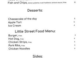 Loaded Street Food menu