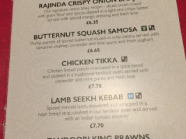 Rajinda Pradesh menu