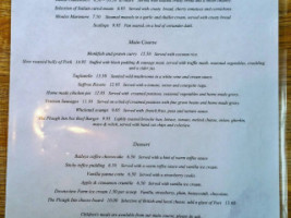 The Plough Inn, Crowhurst menu