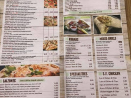 Pizza Parlour menu