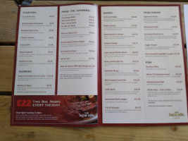 The New Inn Pub menu