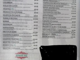 La Bella Italiano menu