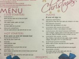 Agora Eastbourne menu