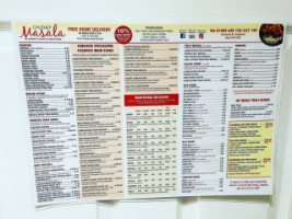 Chutney Masala Indian Takeaway menu