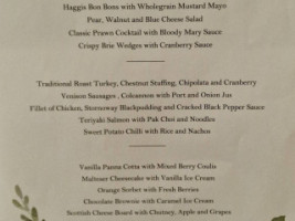 Urquhart's menu