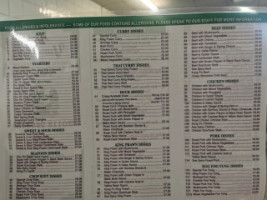 Yan Yan menu